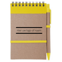 Afbeelding in Gallery-weergave laden, Notitieboekje 'ECO' met balpen