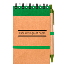 Afbeelding in Gallery-weergave laden, Notitieboekje 'ECO' met balpen