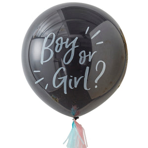 Gender Reveal ballon girl of boy