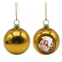Afbeelding in Gallery-weergave laden, Kerstbal goud met foto